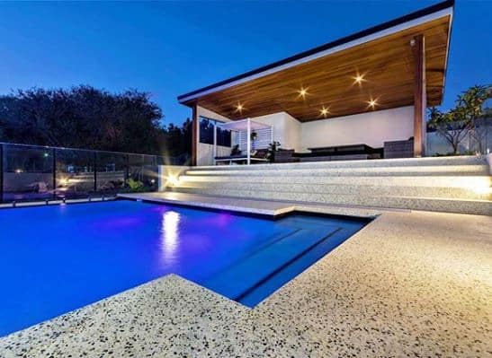 Pool surrounds and Alfresco area- Honed Concrete Perth- DS Grinding