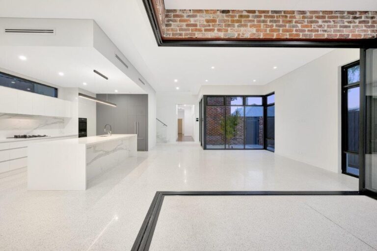 house with internal concrete floors